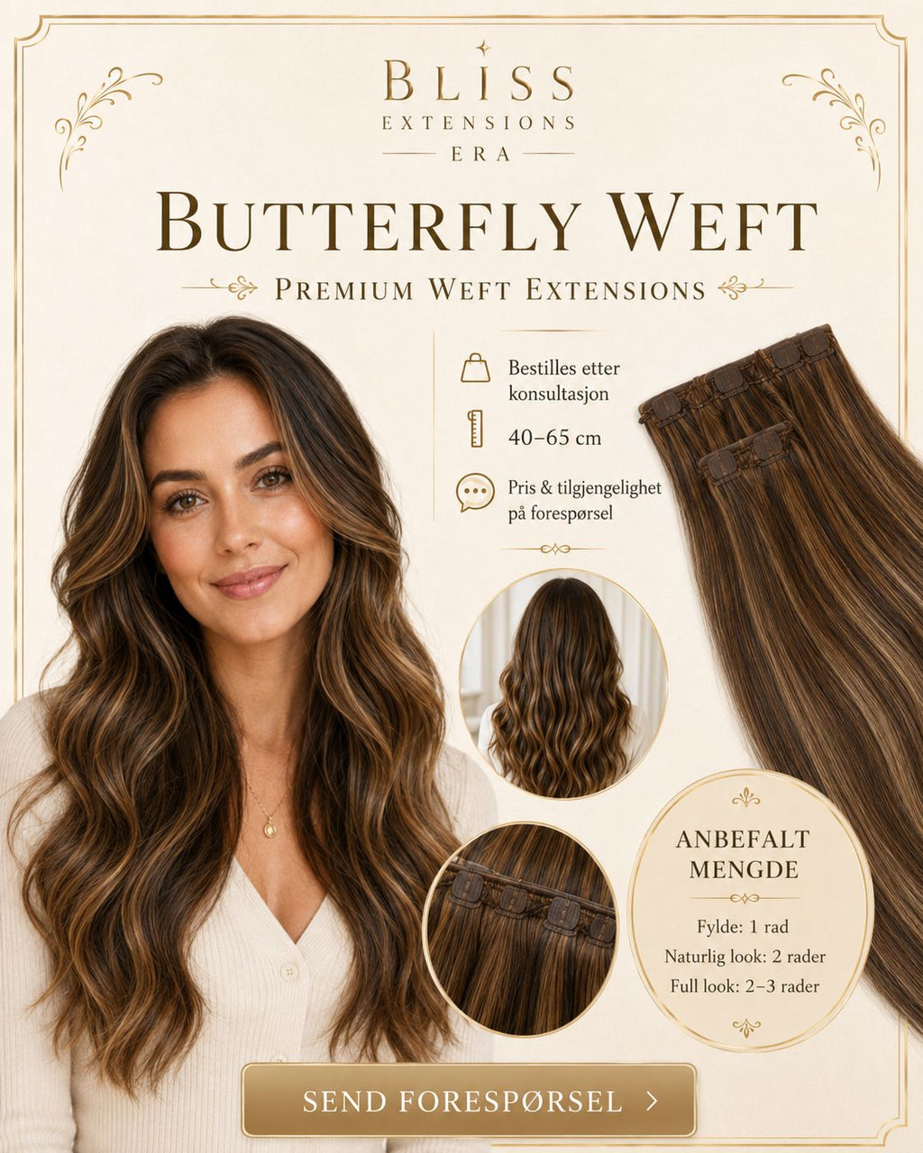 Butterfly Weft – Premium Weft Extensions – Bliss Extensions Era