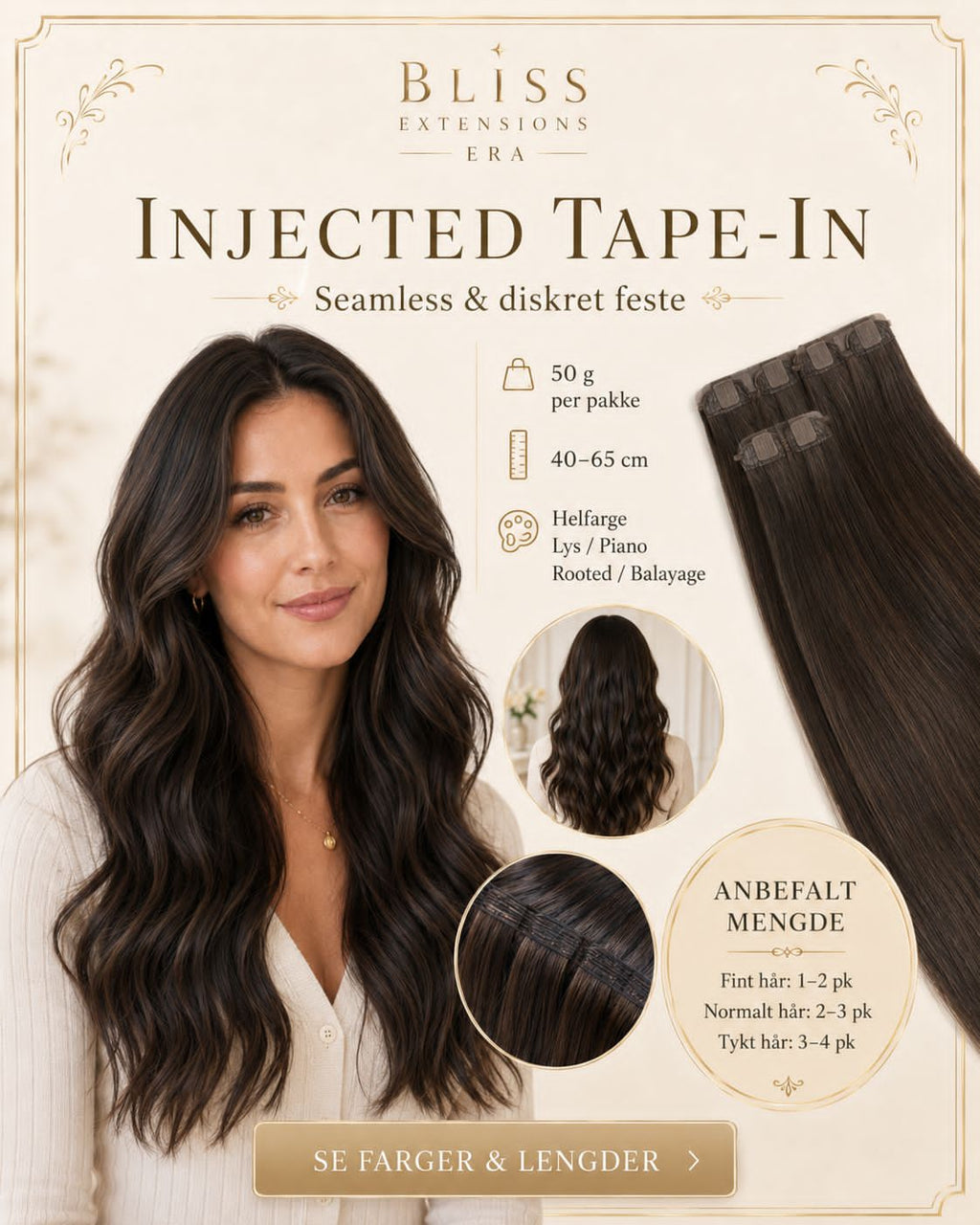 Injected Tape-In Extensions