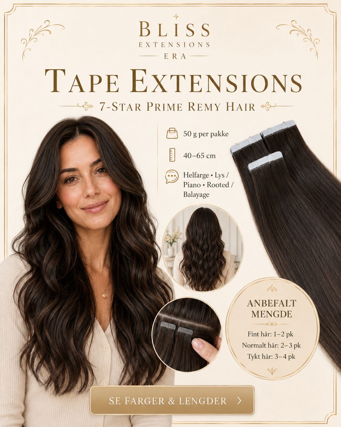 Tape Extensions – 7-Star Prime Remy Hair