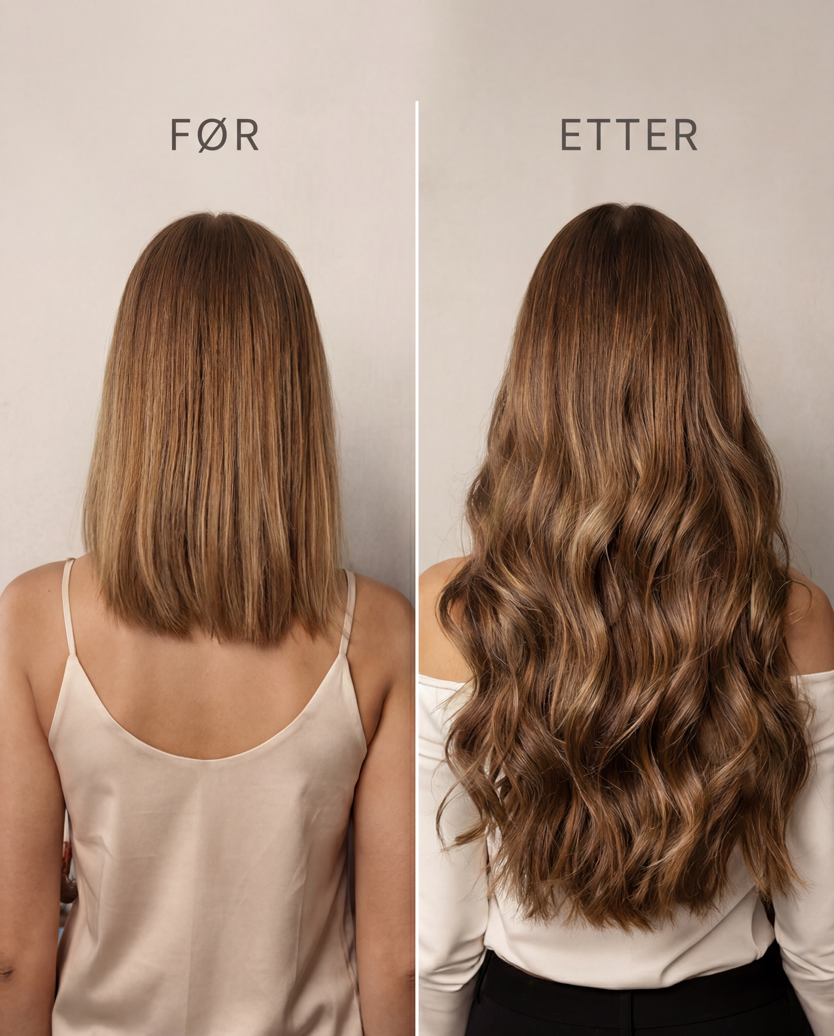 INJECTED TAPE IN HAIR EXTENSIONS