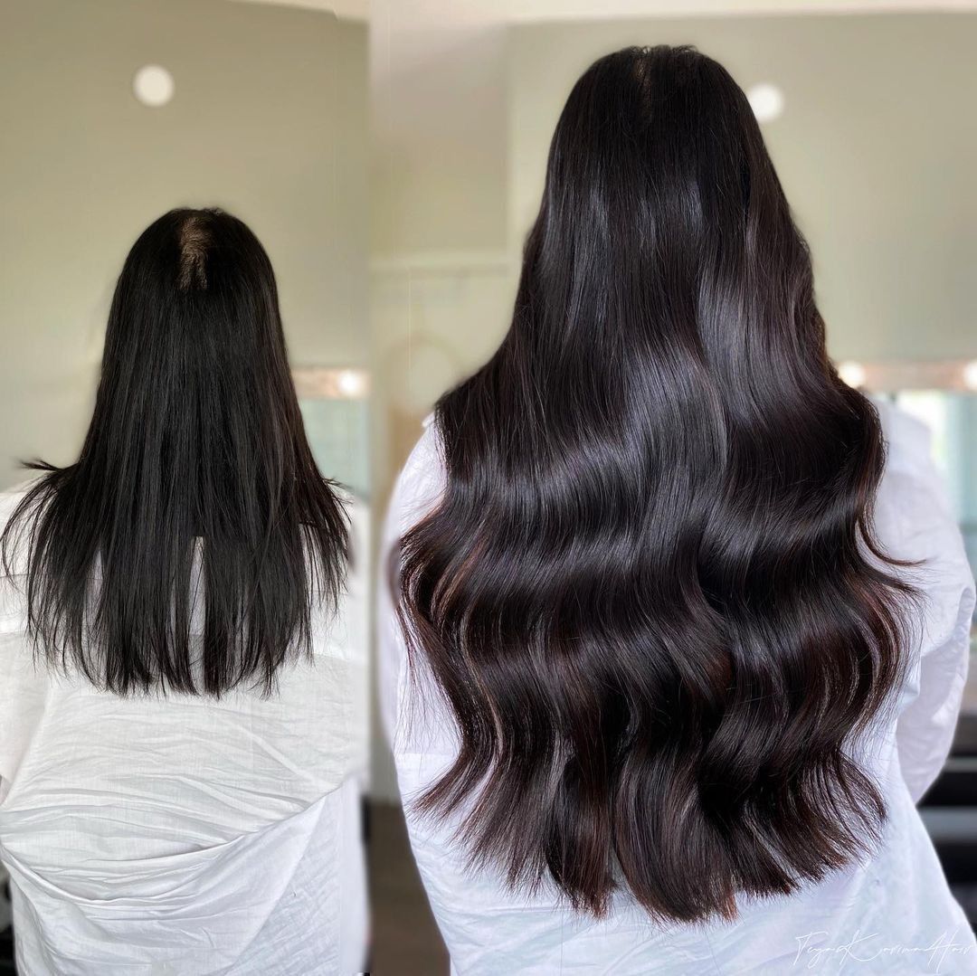 INJECTED TAPE IN HAIR EXTENSIONS